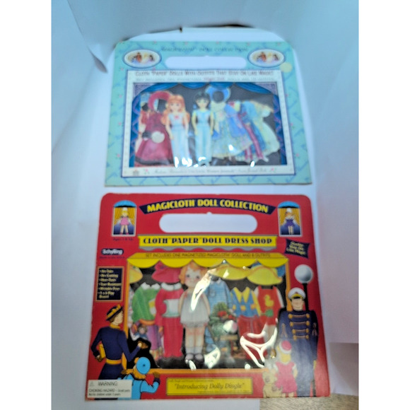VTG USA made Magicloth Magnetic Dolls Two Sets: Madame Alexander Dolly Dingle - Picture 1 of 8